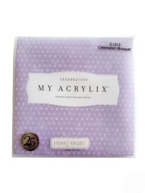 Close To My Heart My Acrylix C1313 Celebration Bouquet Stamp Set